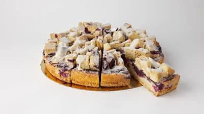 Mustikka-blondiekakku 14 palaa (Veg)