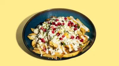 Loaded Fries with Feta