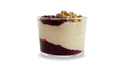 Lingonberry Peanut Butter Overnight Oats