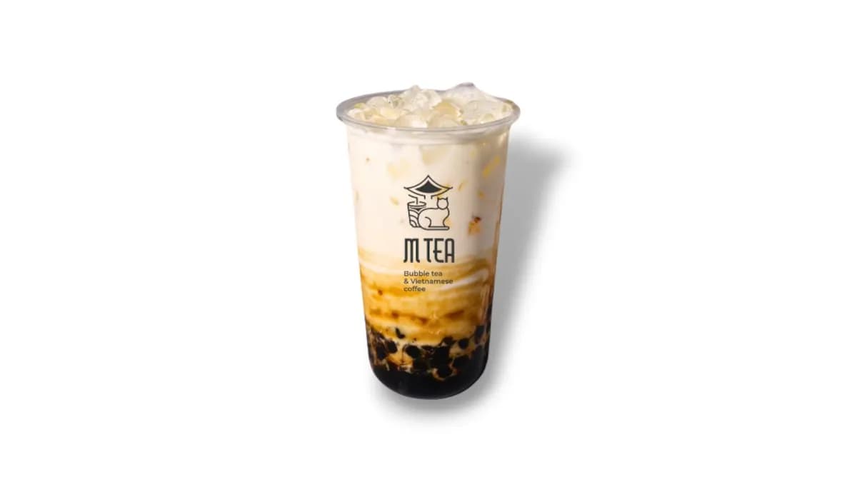 Black sugar bubble milk