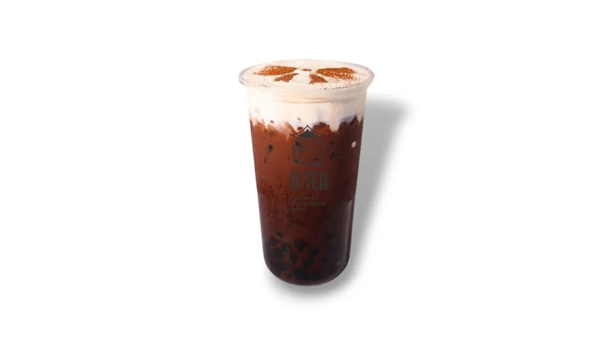 Chocolate milk tea salty cream