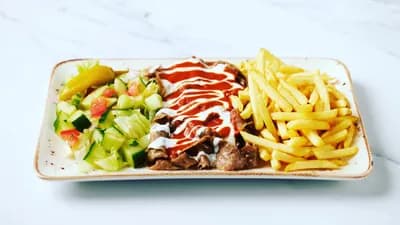 Kebab ranskalaisilla (lasten)