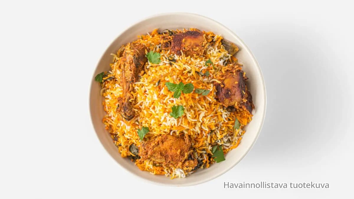 V9. Vegan Biryani - Kasvisrisotto