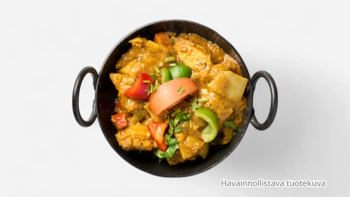 V11. Kadai Tofu with Chickpeas