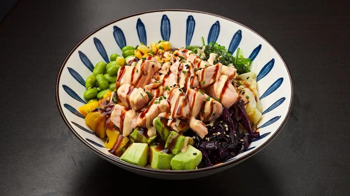 P2. Mashiro lieki lohi poke bowl (L,G) 烤