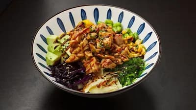 P4. Mashiro Kana poke bowl (L,G) 鸡