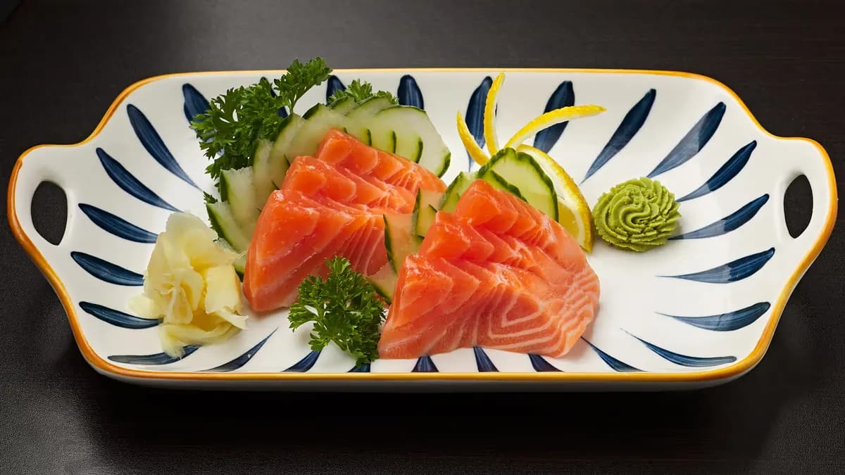 A5. Sashimi lohta / Sashimi salmon刺