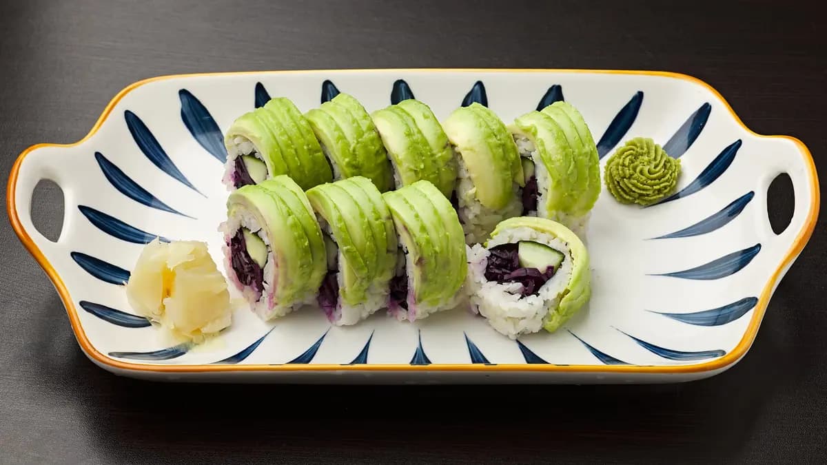 M6. Vege uramaki 9 kpl