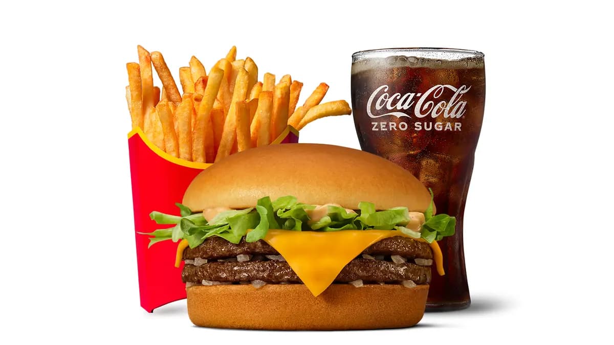 Tasty Cheese McDouble Meal