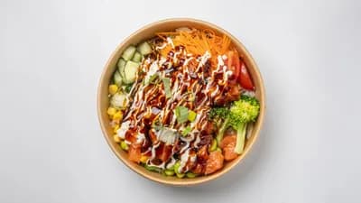 Salmon poke bowl