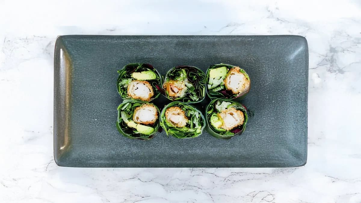 Riisipaperi--Katkarapu-tempura