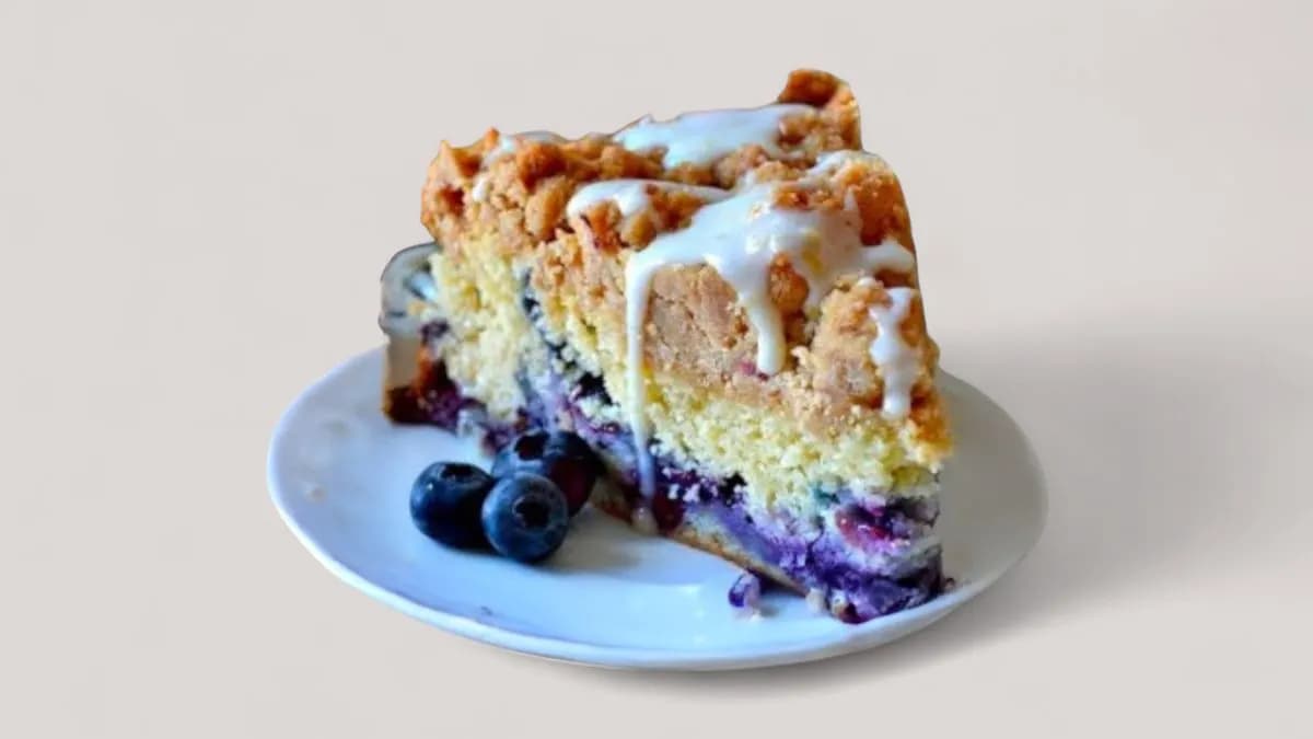Blueberry Crumble Cake