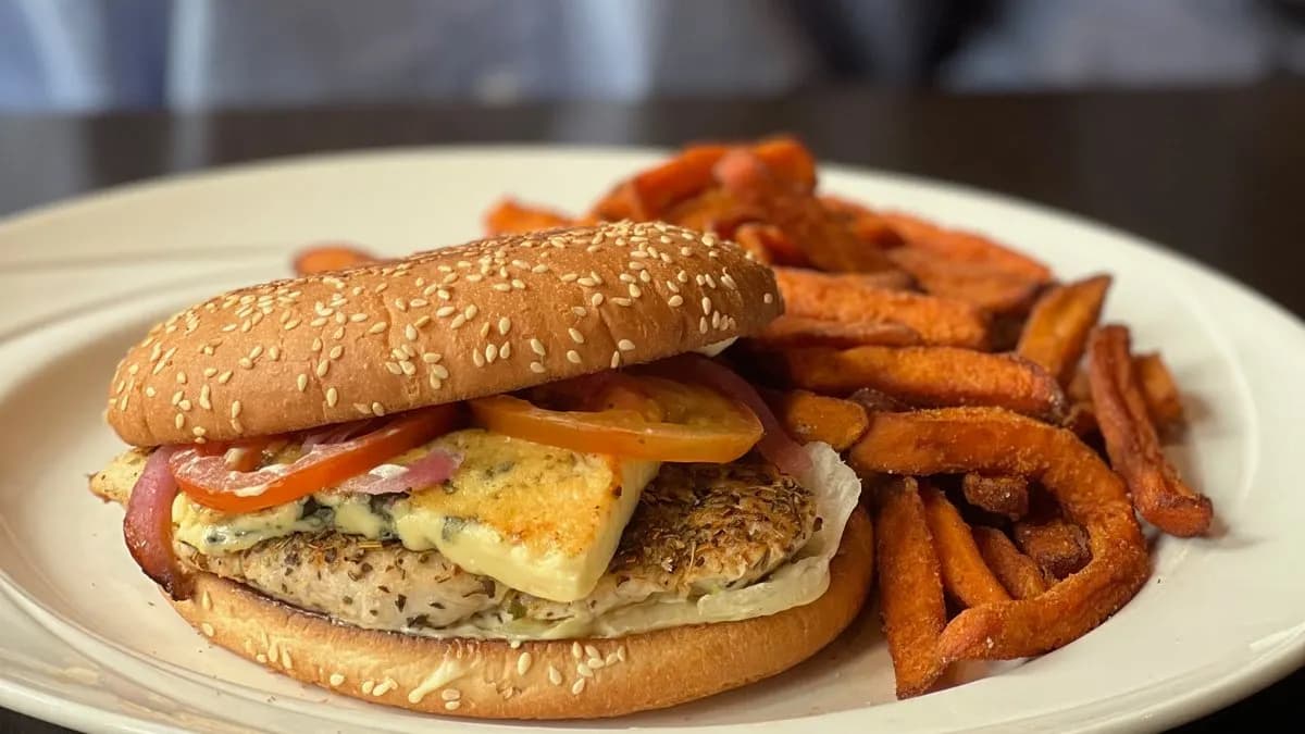 Chicken Blue Cheese Burger