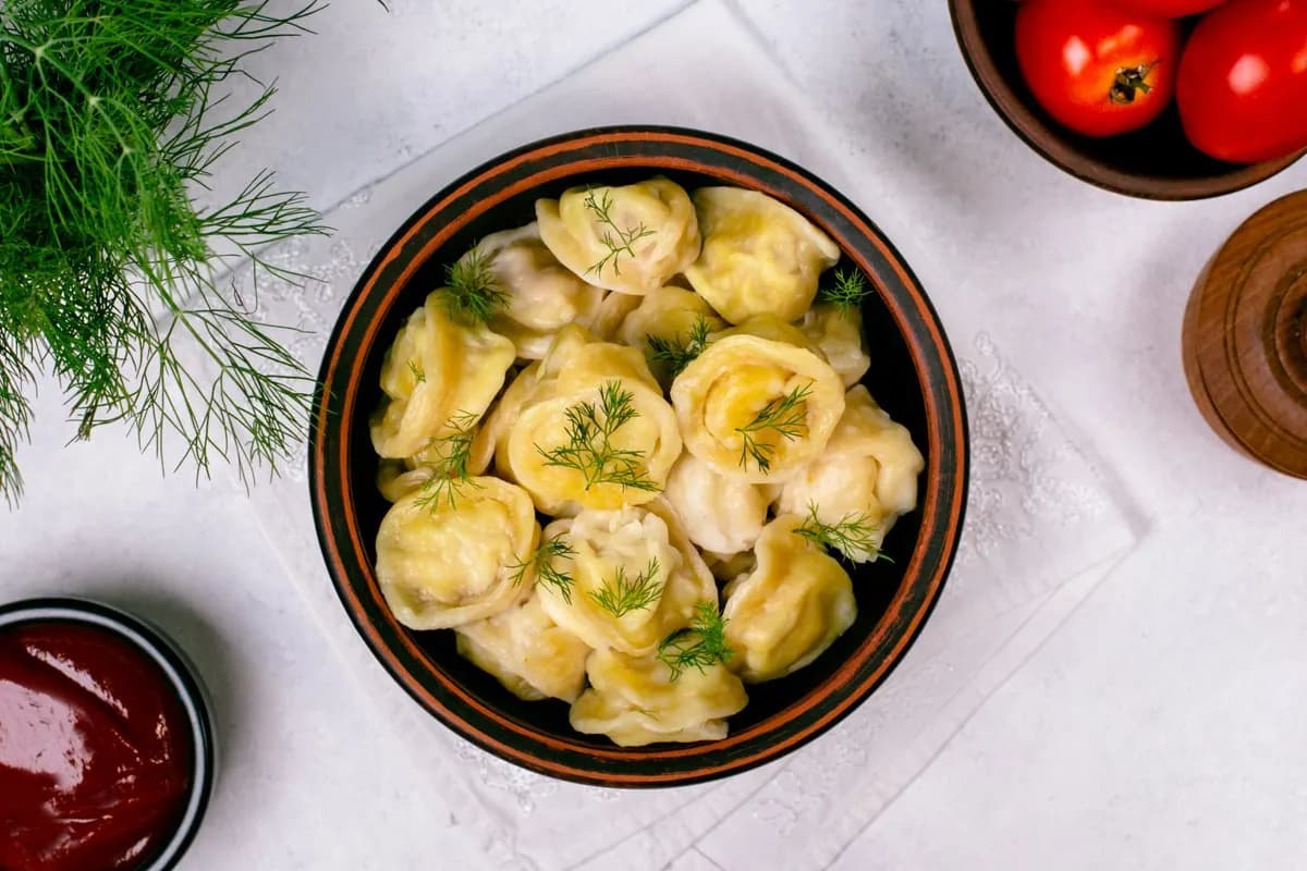 Pelmenit lohella ja juustolla