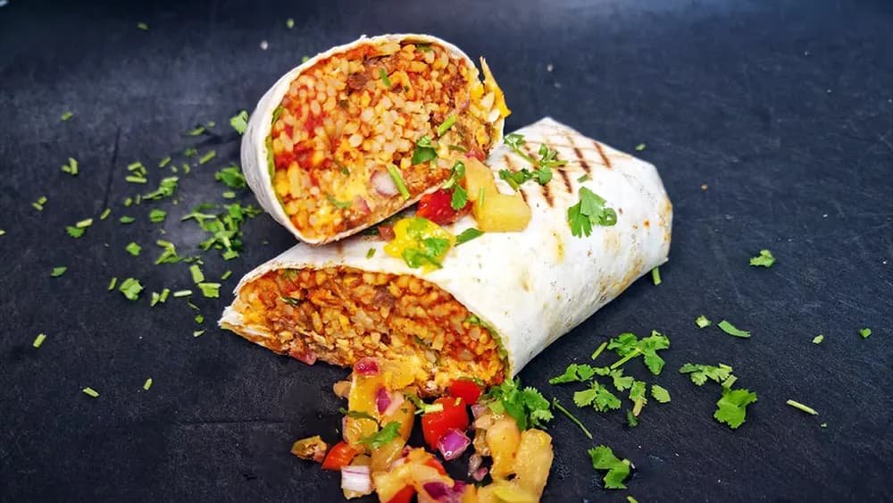 Crunchy Chicken Burrito
