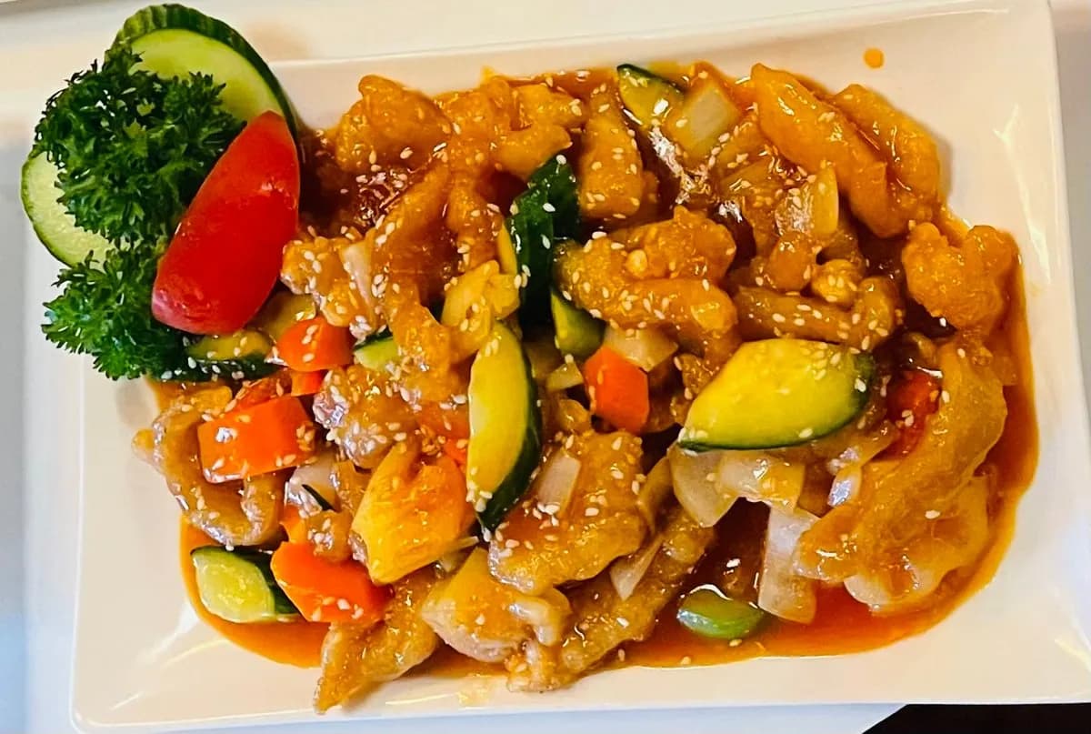 29. Kantonin possua hapanimeläkastikkeessa