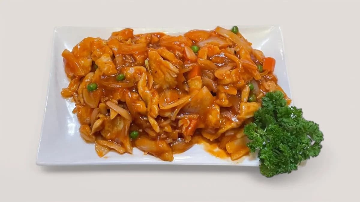 86. Kanaa chilikastikkeessa