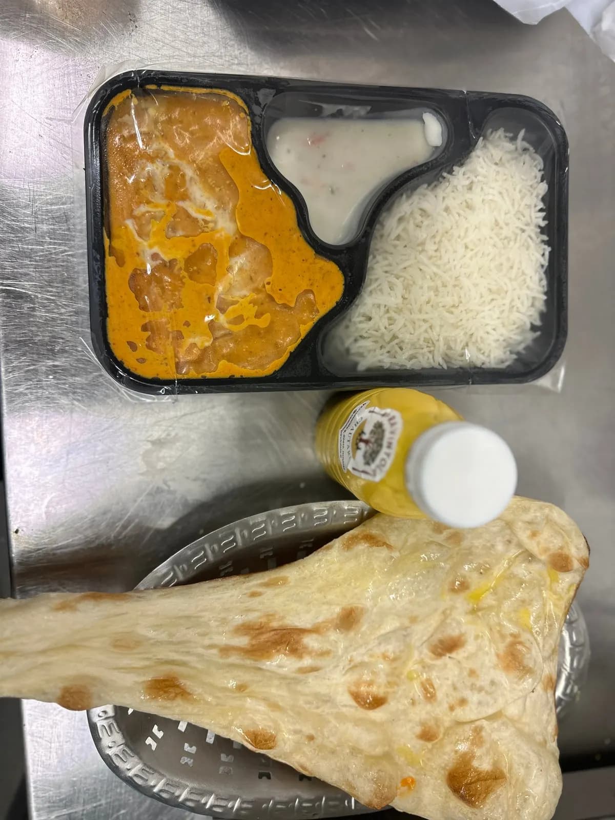 GARLIC LAMB (G) 🌶️+ Mango lassi