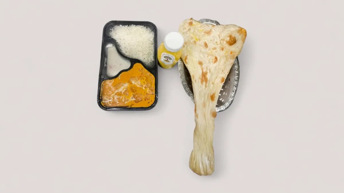 GARLIC PRAWN (G) 🌶️+Mango lassi