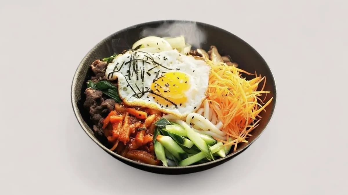 Korean style Udon noodles