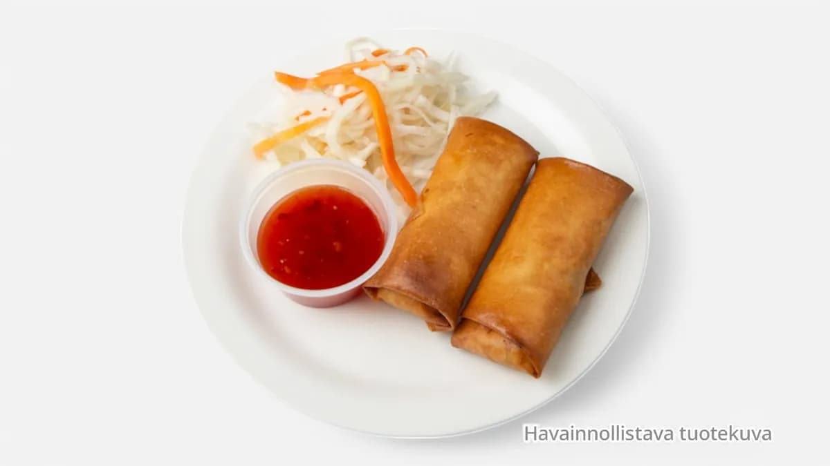 Friteerattu kasviskevätrulla (8 kpl)