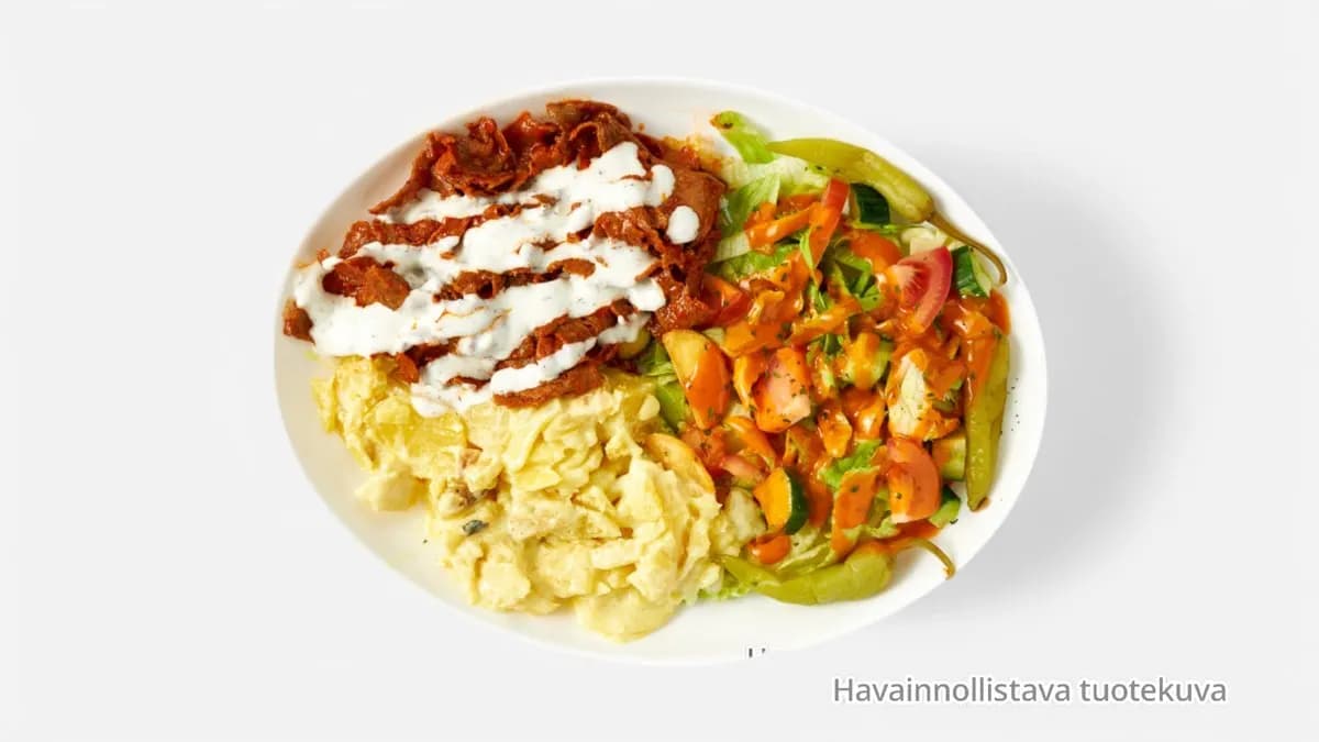 44. Vöner Kermaperunoilla