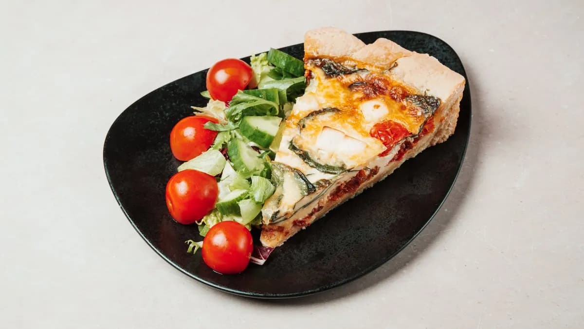 Kasvispiiraspala - Quiche with veggies