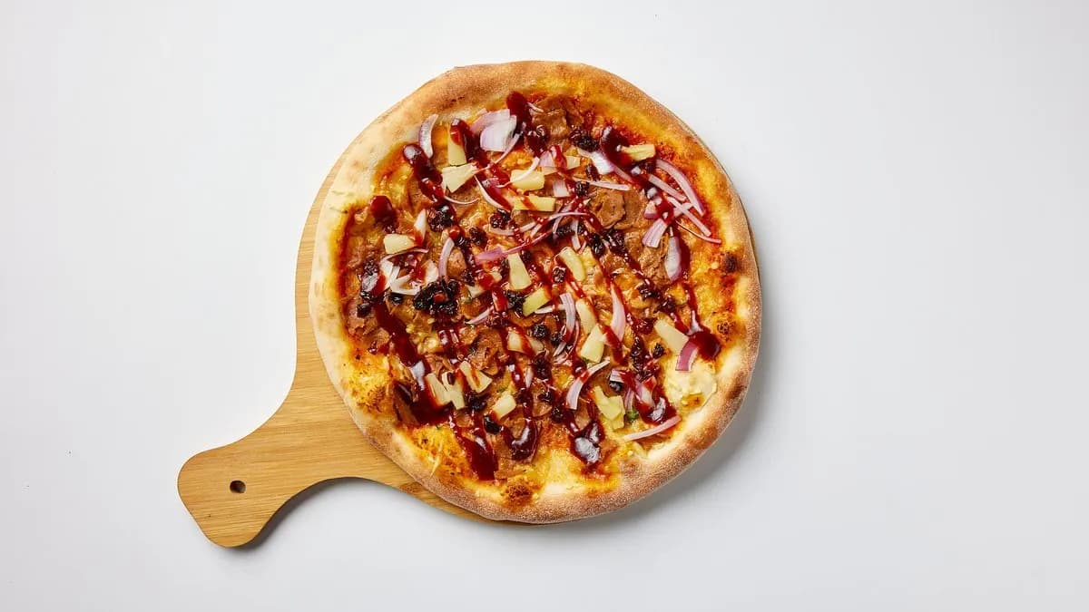 Vöner BBQ 🌱 VEGAANI Perhepizza