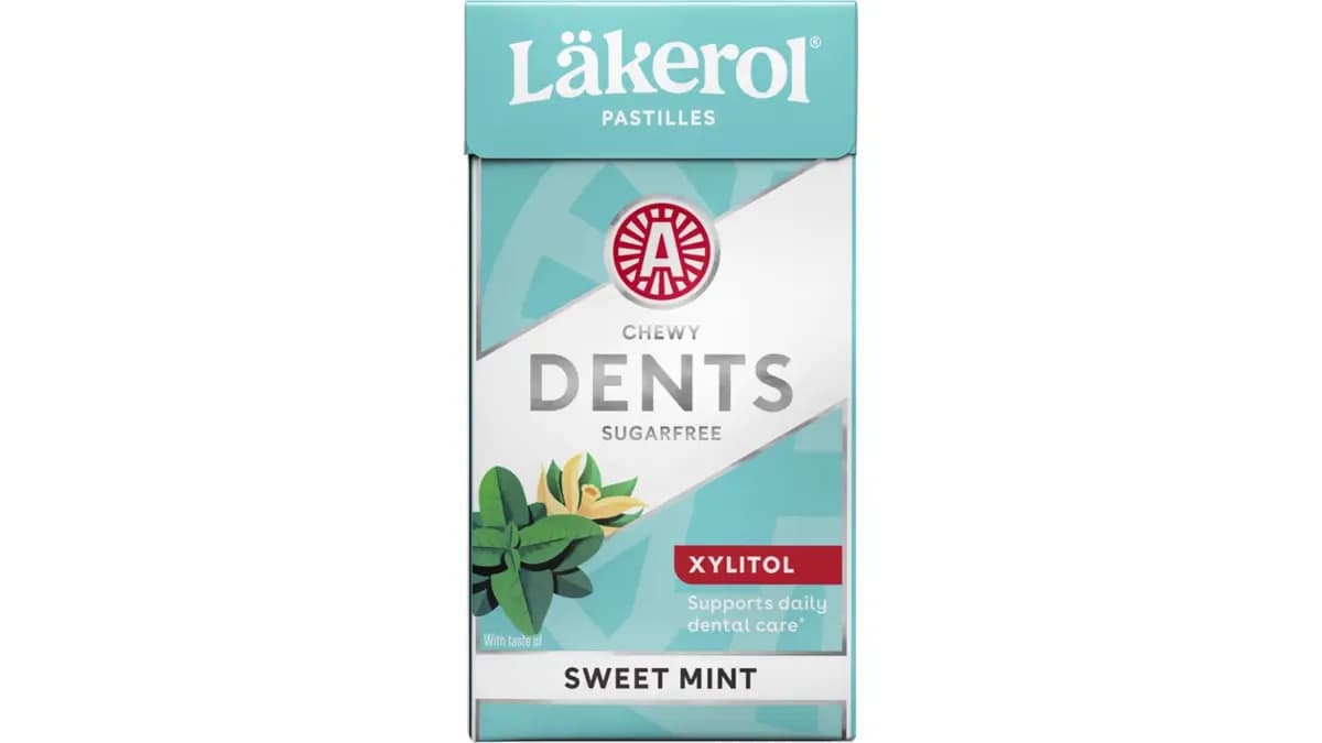 Läkerol Dents Sweetmint ksylitolipastilli 36g