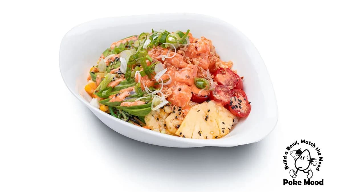 Spicy Mayo Salom & Avocado Bowl
