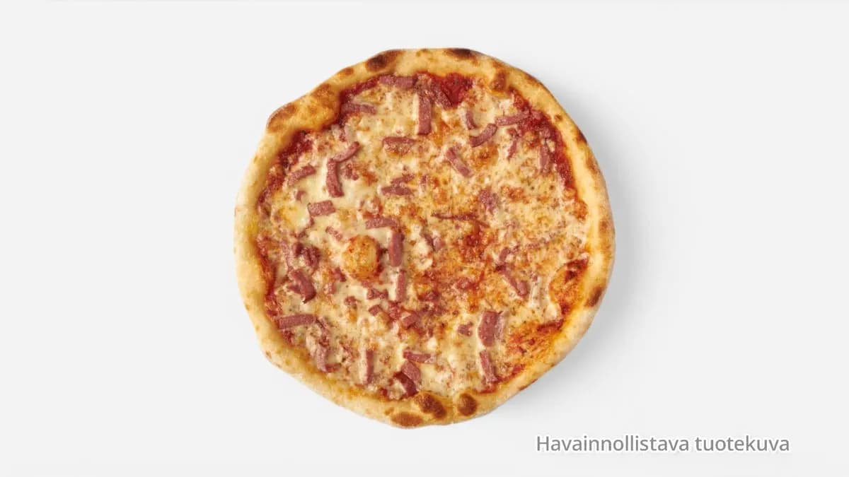 Salami pannupizza