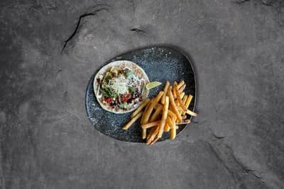 Lunch: Hoisin Taco & Fries (M/VE)