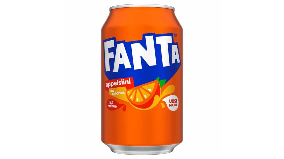 Fanta Appelsiini virvoitusjuoma tölkki 0,33 L