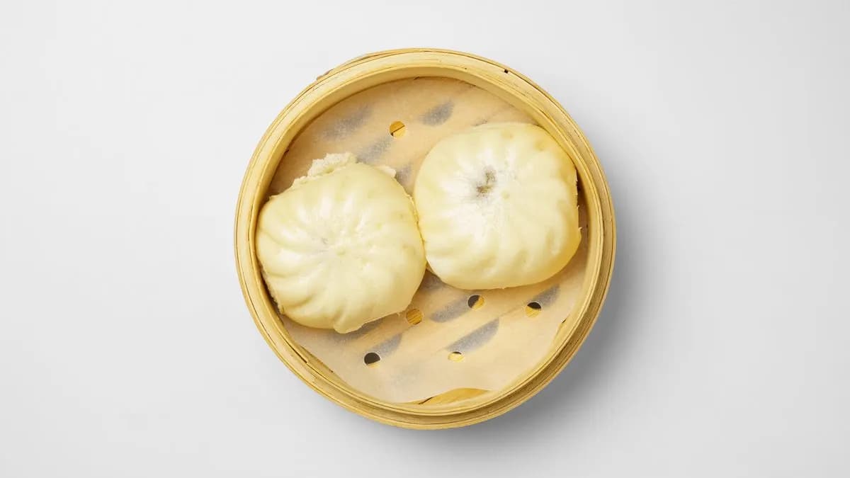 T6. Char siu bao, höyrytetty bun barbeque porsaanliha