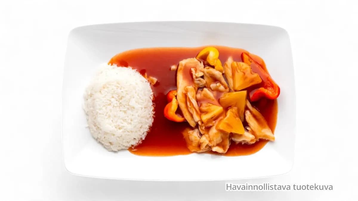 10. Kanaa ja sipulia (soijakastikkeessa)