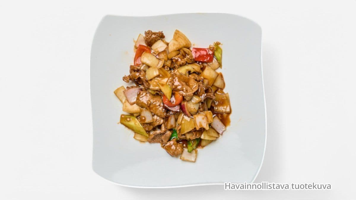 Naudanliha osterikastikkeessa