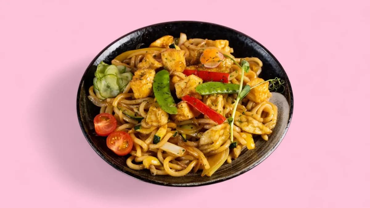 M21. Yaki Udon-Eggplant&Tofu