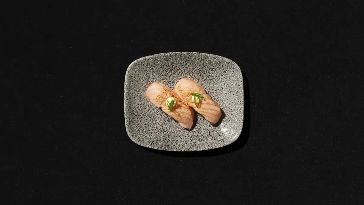 Grillattu lohi nigiri