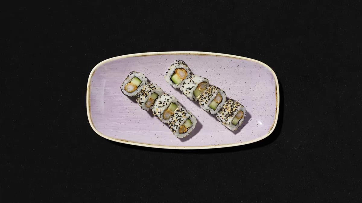 Spicy ebi fry uramaki