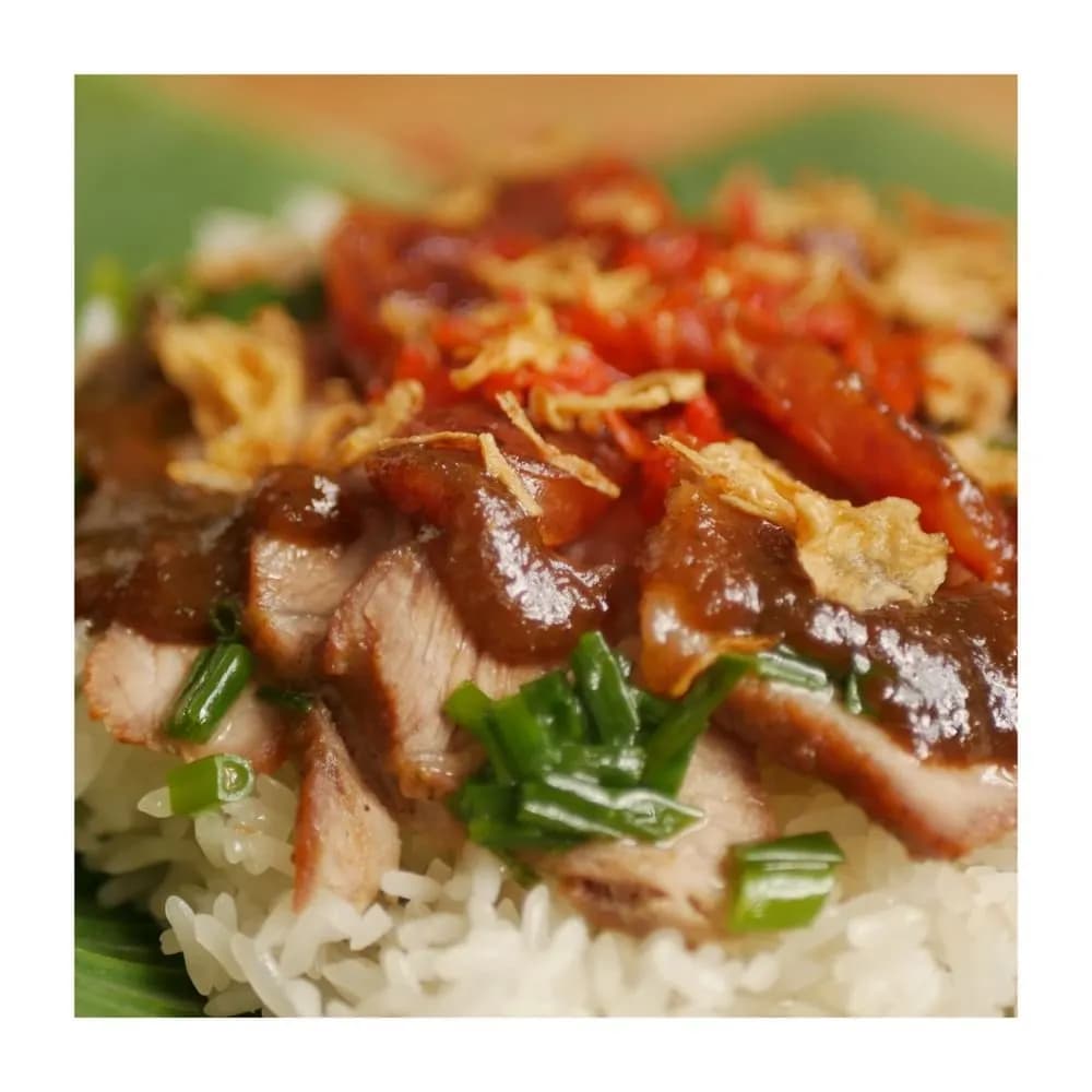 Charsiu Sticky Rice ( Xoi Xa Xiu)
