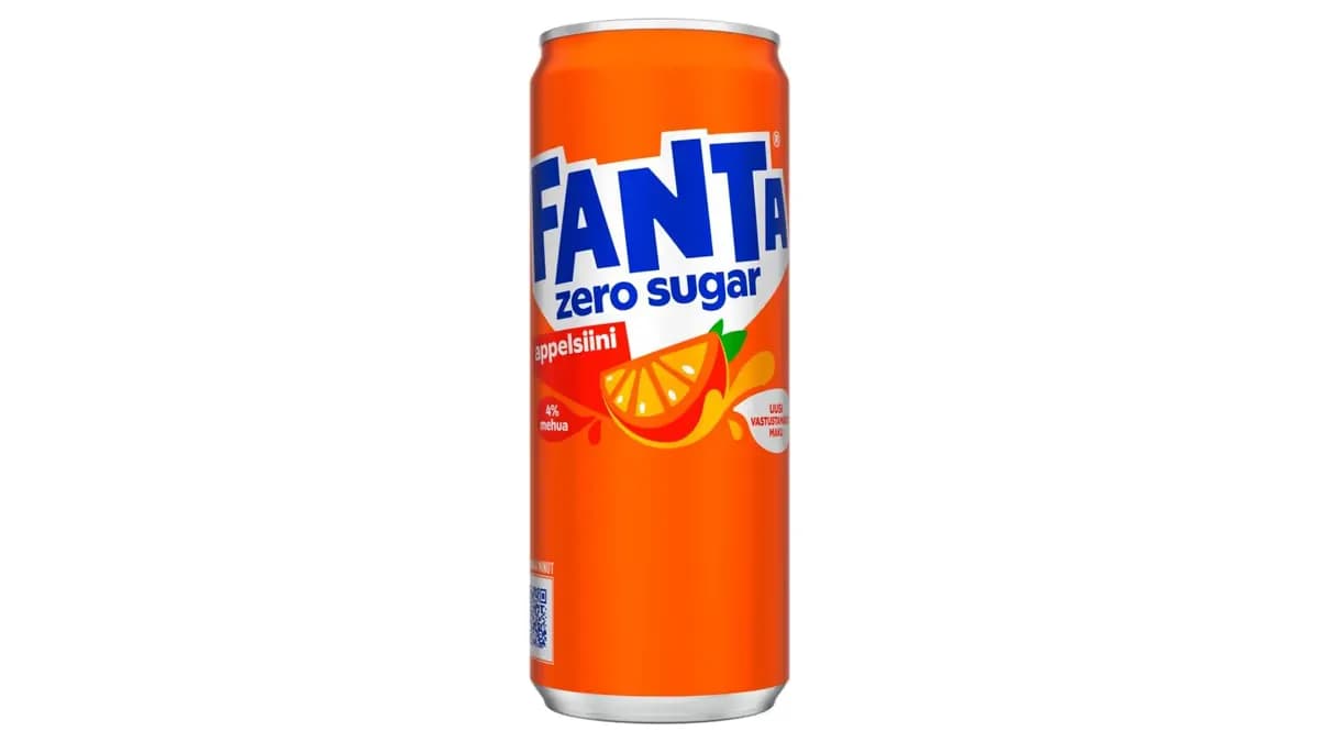 Fanta Appelsiini Zero Sugar 330ml