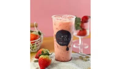 Strawberry Milk Tea Aiyu Jelly 🍓
