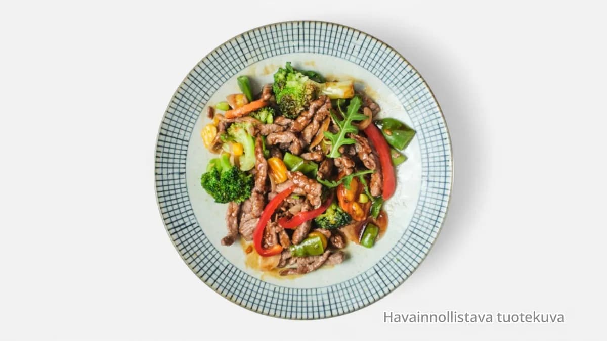 B1 Fried beef black pepper