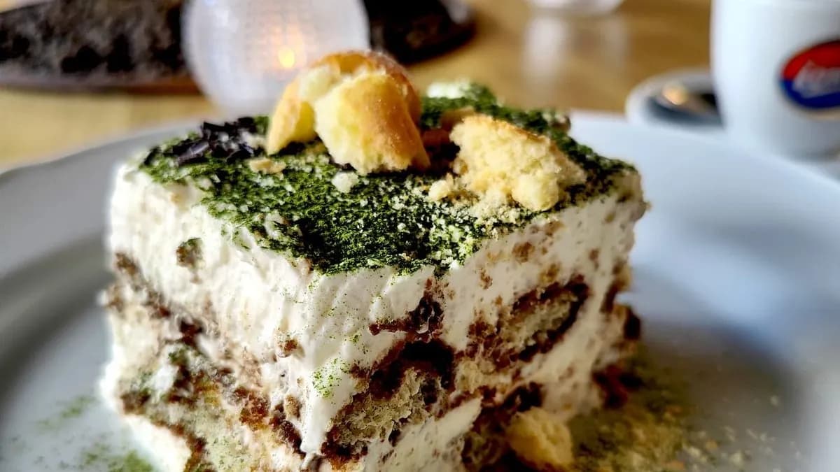 Tiramisù Matcha e Cioccolato