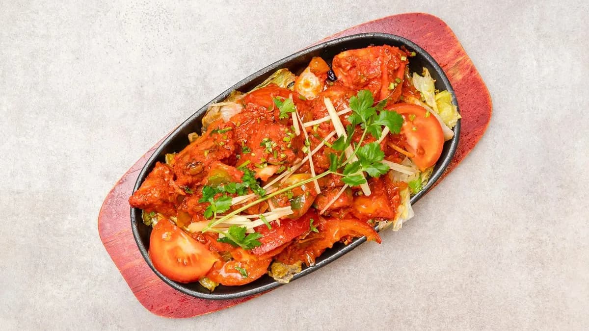 24. Chicken Sizzlar (tandoori) (L,G,P) 🌶️