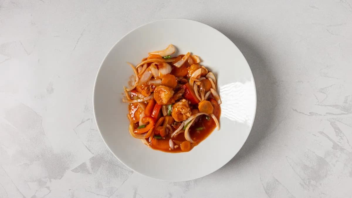 Jättikatkarapuja chili-tomaattikastikkeessa (G) 🌶