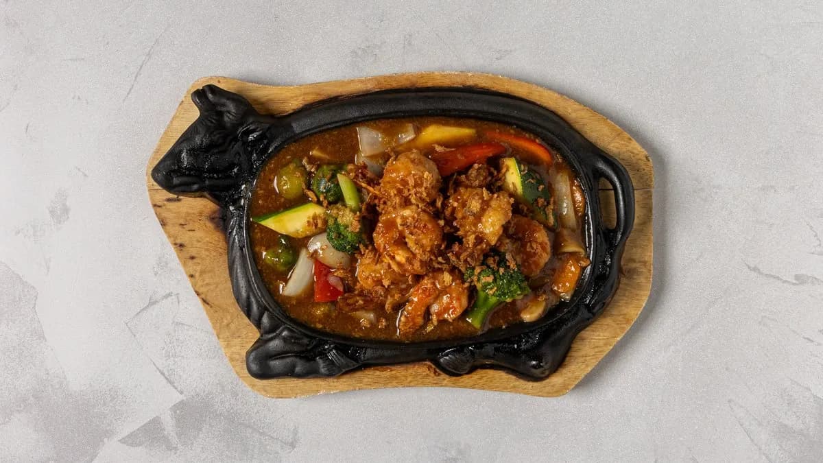 Jättikatkarapua satay-kastikkeessa 🌶