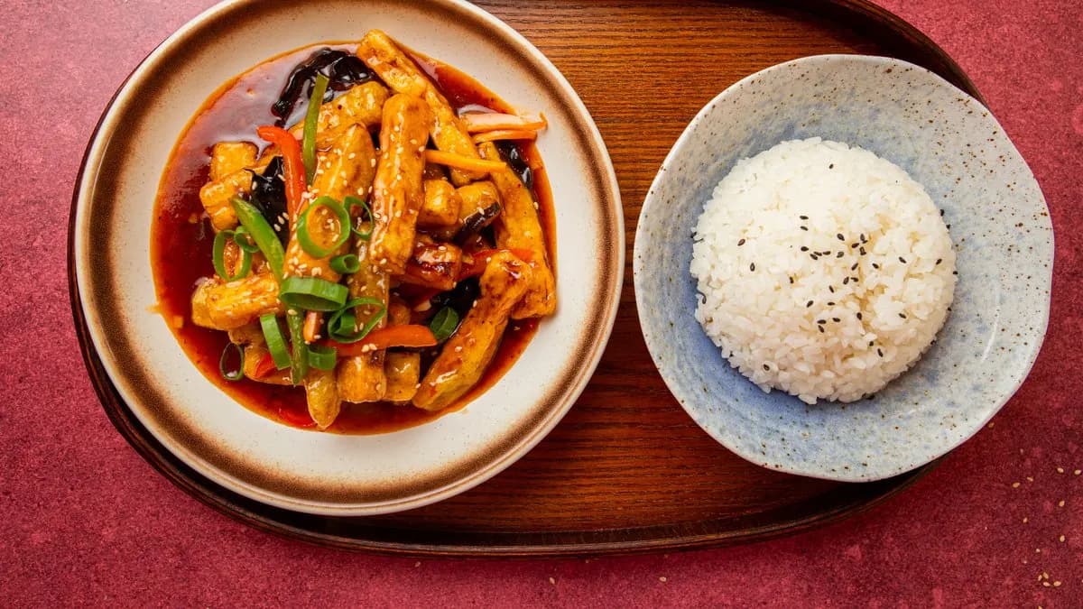 Sichuan Munakoisoa (Vegan) 鱼香茄子