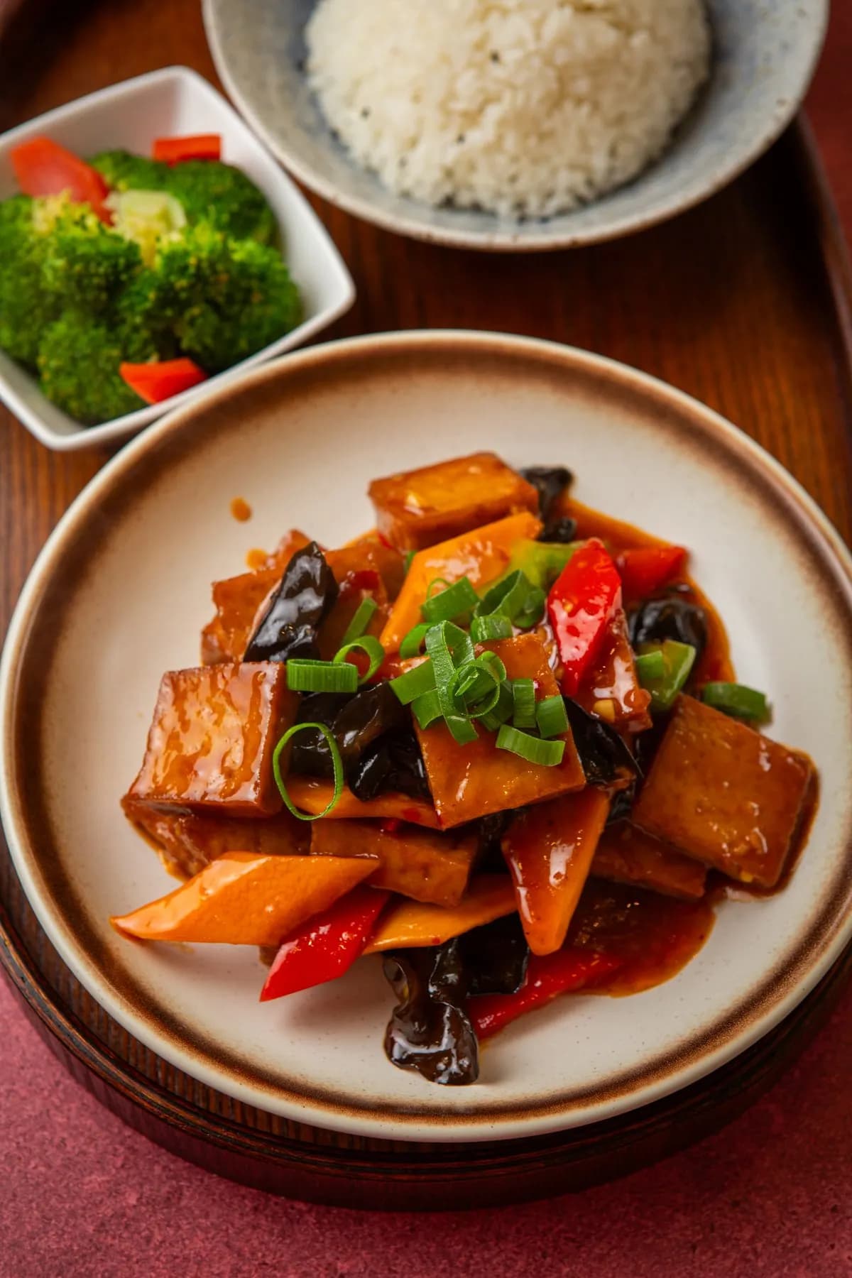 Sichuan Tofu (Vegan) 鱼香豆腐