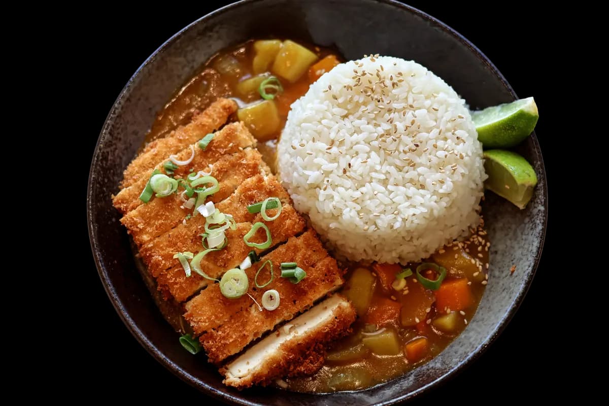 Tofu Katsu Curry (Vegetarian)